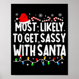 Poster Plus susceptible d'obtenir Sy avec le Père Noël Fu