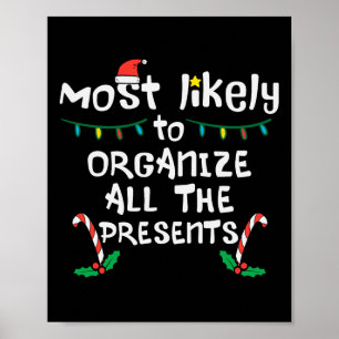 Poster Plus susceptible d'organiser des cadeaux de Noël X