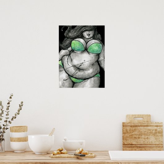 Poster Plus Taille Beauté (Cuisine)