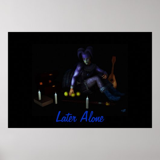 Poster Plus tard seul (Devant)