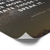 Poster Plus une société dérive de la vérité ... (Coin)