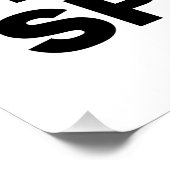 Poster Plus une société s'éloigne de la vérité (Coin)