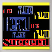 Poster plus vous lisez, plus vous réussissez (Devant)