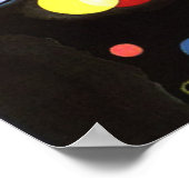 Poster Plusieurs cercles, art abstrait de Kandinsky, (Coin)