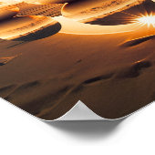 Poster Plusieurs soleils alignés (Coin)