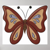 Poster Plutôt Brown Butterly (Devant)