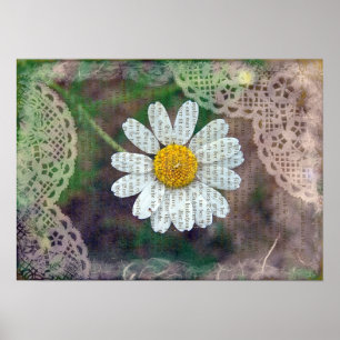 Poster Plutôt Comme Un Média Mélange Daisy