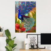 Poster Plutôt Comme Un Peacock (Bureau à domicile)