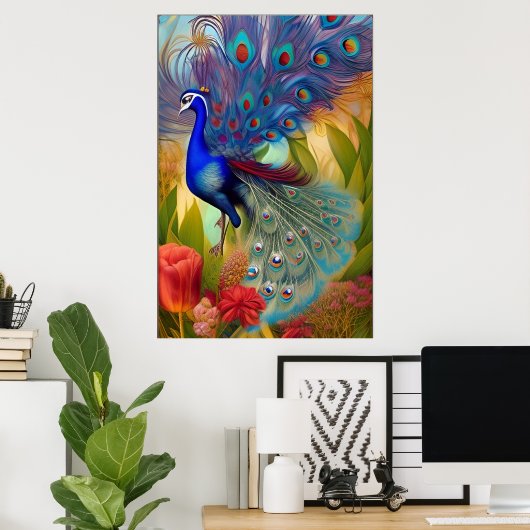 Poster Plutôt Comme Un Peacock (Bureau à domicile)