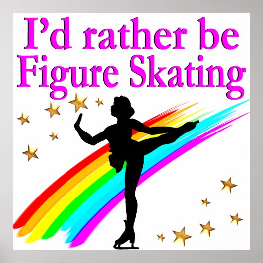 POSTER PLUTÔT ÊTRE DU SKATING FIGURE (Devant)