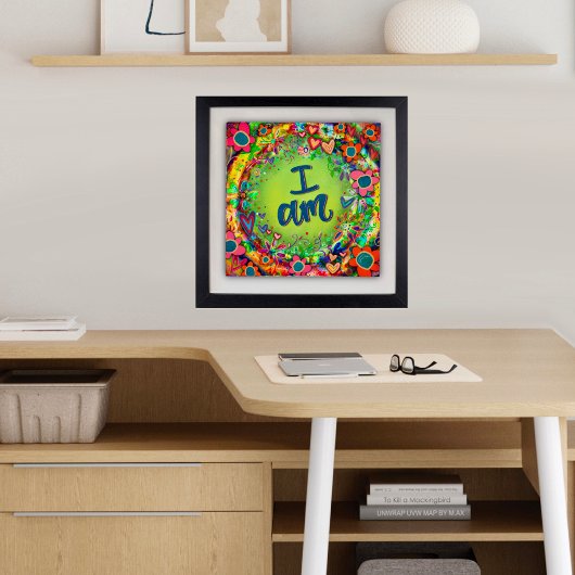 Poster Plutôt Floral Je Suis Inspiritique Motivationnelle