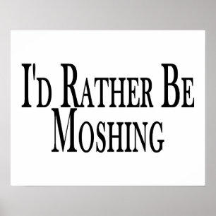 Poster Plutôt Moshing