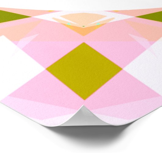 Poster Plutôt Rose Vert Par Aspera Ad Astra Motivation (Coin)