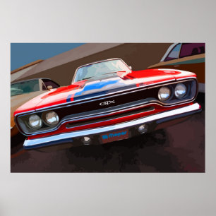 Poster Plymouth 1970 GTX