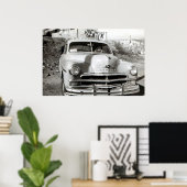 Poster Plymouth Deluxe 1950 (Bureau à domicile)