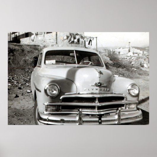 Poster Plymouth Deluxe 1950 (Devant)