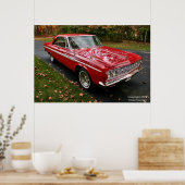 Poster Plymouth Sport Fury (Cuisine)