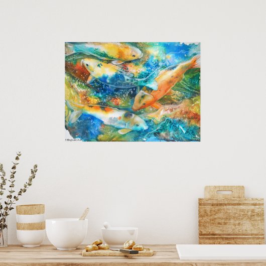 Poster PMACarlson Décembre Koi II (Cuisine)