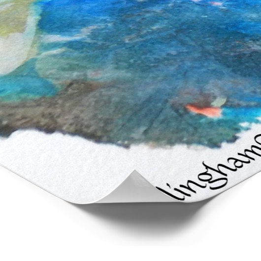 Poster PMACarlson Décembre Koi II (Coin)