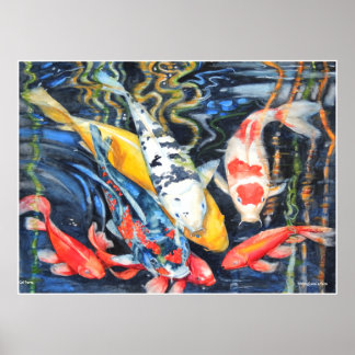 Poster PMACarlson Koi Party