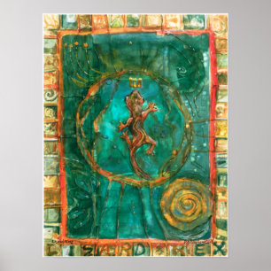 Poster PMACarlson Lizard King