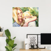 Poster PMACarlson Nikki et Xander (Bureau à domicile)