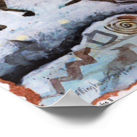 Poster PMACarlson Petroglyphs II (Coin)