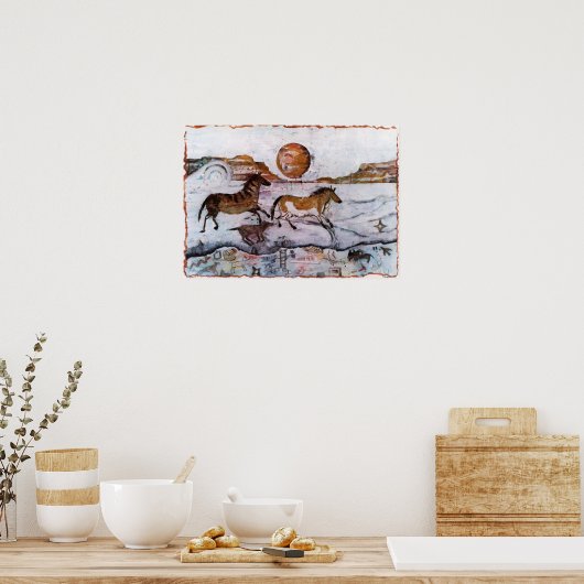 Poster PMACarlson Petroglyphs II (Cuisine)