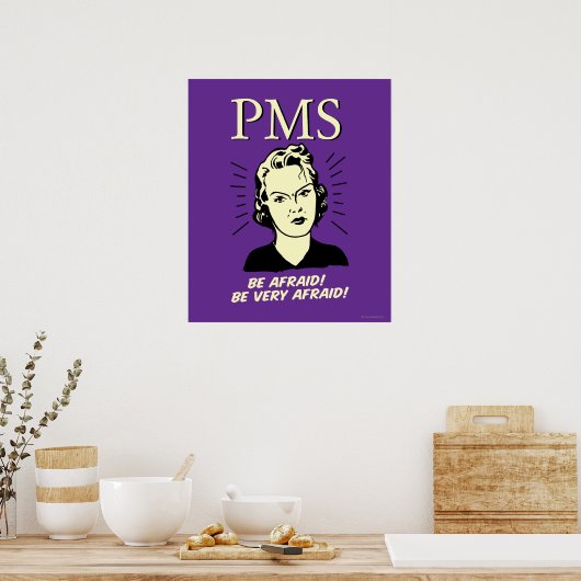 Poster PMS : Ayez peur (Cuisine)