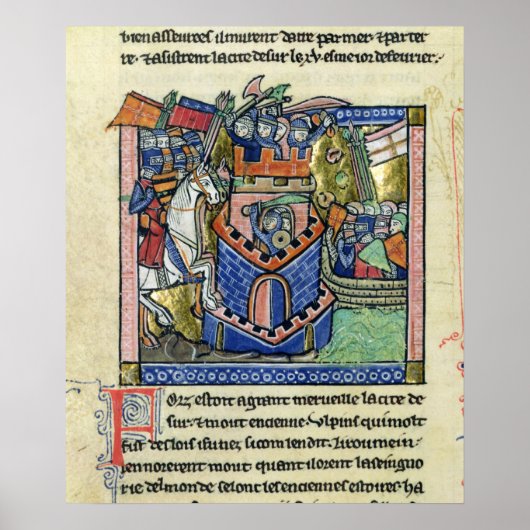 Poster Pneu bloqué par la flotte vénitienne (Devant)