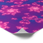 Poster Pneus ronds Mandela roses et violets (Coin)