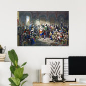 Poster Pocahontas Marriage To John Rolfe Henry Brueckner (Bureau à domicile)