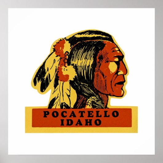 Poster Pocatello Idaho (Devant)