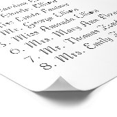 Poster Poche de forêt enchantée Arbre à conte de fées flo (Coin)