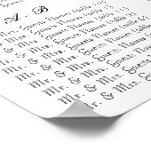 Poster Poche de forêt enchantée Arbre à conte de fées flo (Coin)