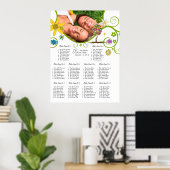 Poster Poche de forêt enchantée Arbre à conte de fées flo (Bureau à domicile)