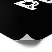 Poster Poche Perfect Funny Peach Pun Dark BG (Coin)