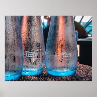 Poster Pochette de bouteilles d'eau de table Fleetwoods