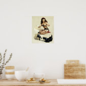 Poster Pochette de marionnette vers le haut (Cuisine)