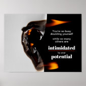 Poster Pochette d'impression de devis motivante (Devant)