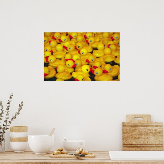 Poster Pochette en caoutchouc jaune (Cuisine)