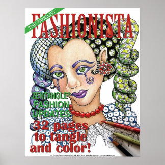 Poster Pochette fashionista en bande
