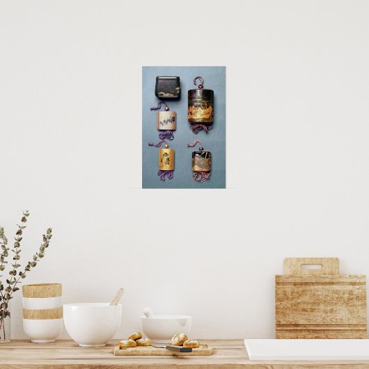 Poster Pochette intérieure et sac à tabac (Cuisine)