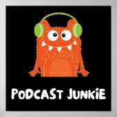 Poster Podcast junkie (Devant)
