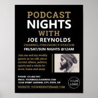 Podcaster moderne et élégant, Podcast Publicité