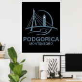 Poster Podgorica Monténégro Europe (Bureau à domicile)