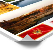 Poster Podgorica - Monténégro - Mosaic - (Coin)