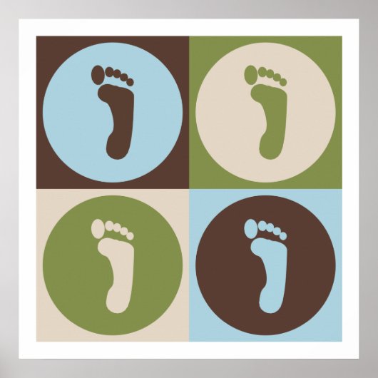 Poster Podiatrie d'art pop (Devant)