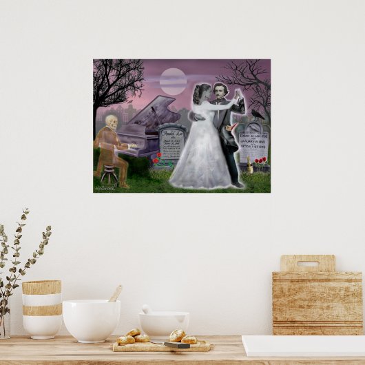 Poster Poe et Annabel Lee éternellement (Cuisine)