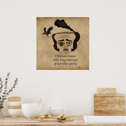 Poster Poe fou (Cuisine)